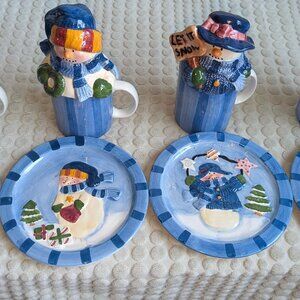 Snowman Cocoa 12pc Set